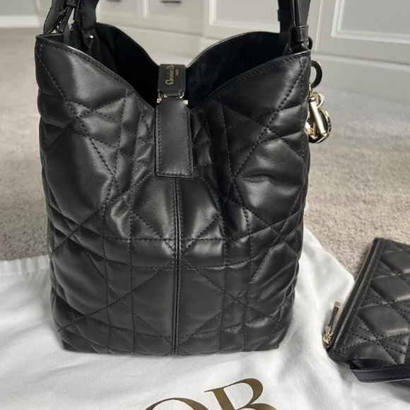 DIOR MEDIUM BLACK TOUJOURS BAG - Picture 6 of 13